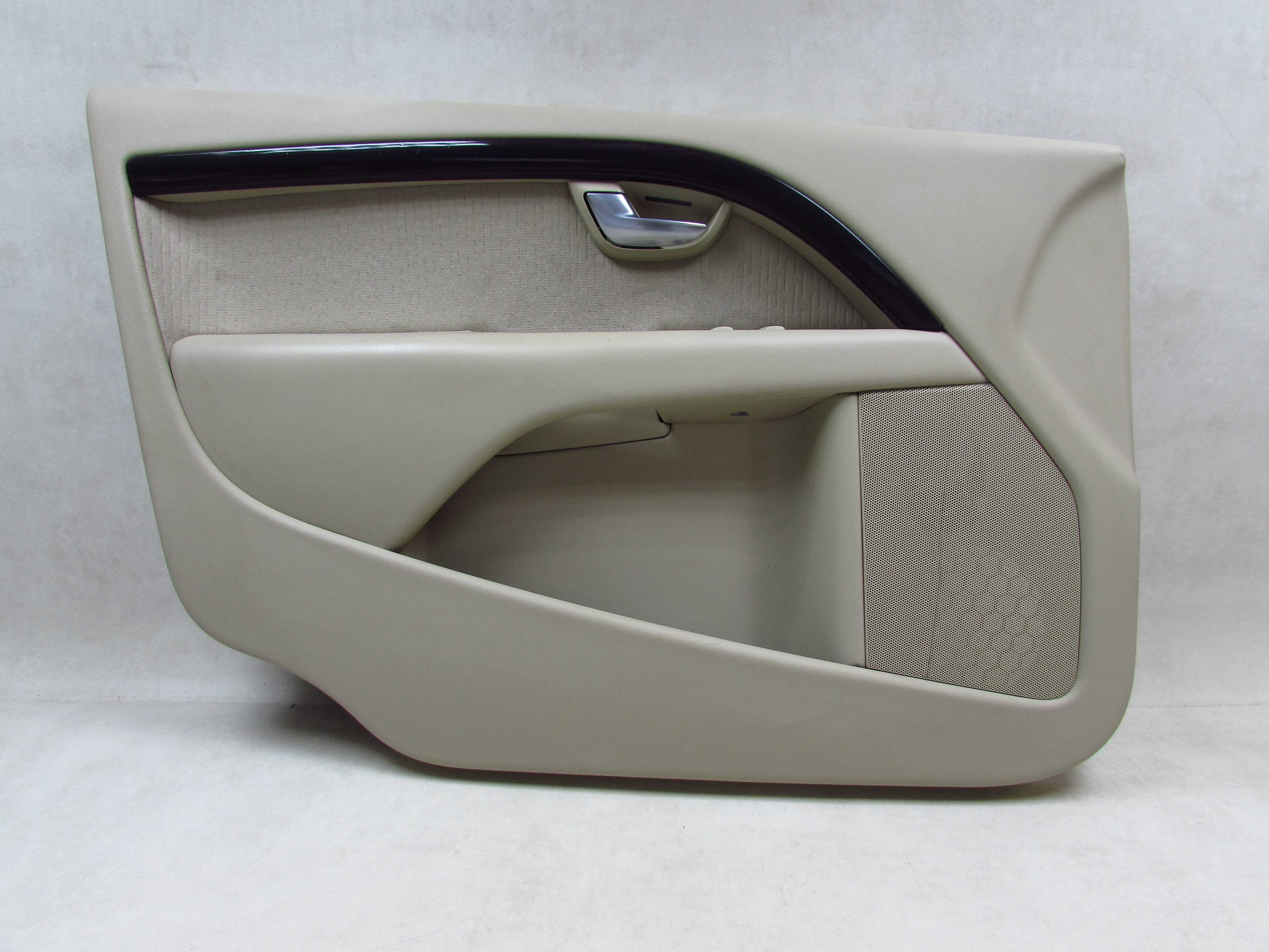 VOLVO S80 II V70 XC70 06-16 TAPICERKA BOCZEK DRZWI DREWNO PRZOD LEWY 39883521 8686852 EU