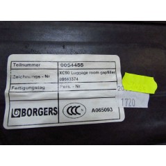 VOLVO XC90 WYKLADZINA OSLONA BAGAZNIKA TYL KANAPY 08663374 02-14