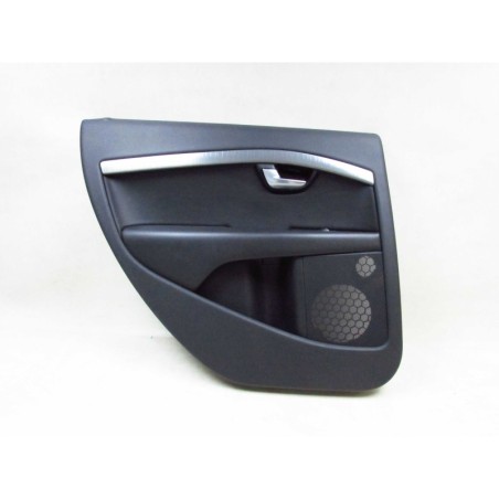 VOLVO S80 II V70 XC70 06-16 TAPICERKA BOCZEK DRZWI SKORA DREWNO TYL LEWY