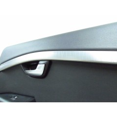 VOLVO S80 II V70 XC70 06-16 TAPICERKA BOCZEK DRZWI SKORA DREWNO TYL PRAWY