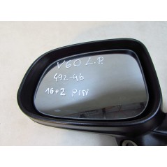 VOLVO S60 II V60 10-17 LUSTERKO ZEWNETRZNE LEWE 18 PIN 16+2 EUROPA 31371153 492-46