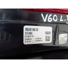VOLVO V60 10- LAMPA TYL LEWA 31214963