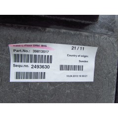 VOLVO V60 10-17 WYKLADZINA PODLOGA BAGAZNIKA 39813517