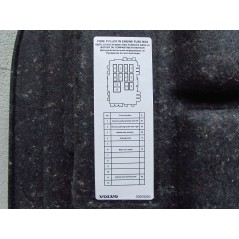 VOLVO V60 10-17 WYKLADZINA PODLOGA BAGAZNIKA