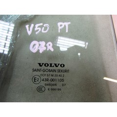 VOLVO V50 04-12 SZYBA BOCZNA DRZWI TYL PRAWA 07 R 43R-001105
