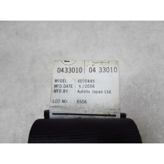 MAZDA 3 BK SEDAN 04-09 PAS  BEZPIECZENSTWA PRAWY TYL 602461401 , 0433010