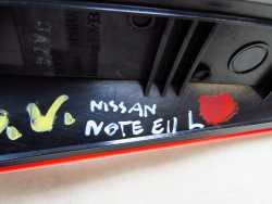 NISSAN NOTE E11 06-09 LAMPA ODBLASK TYL LEWY