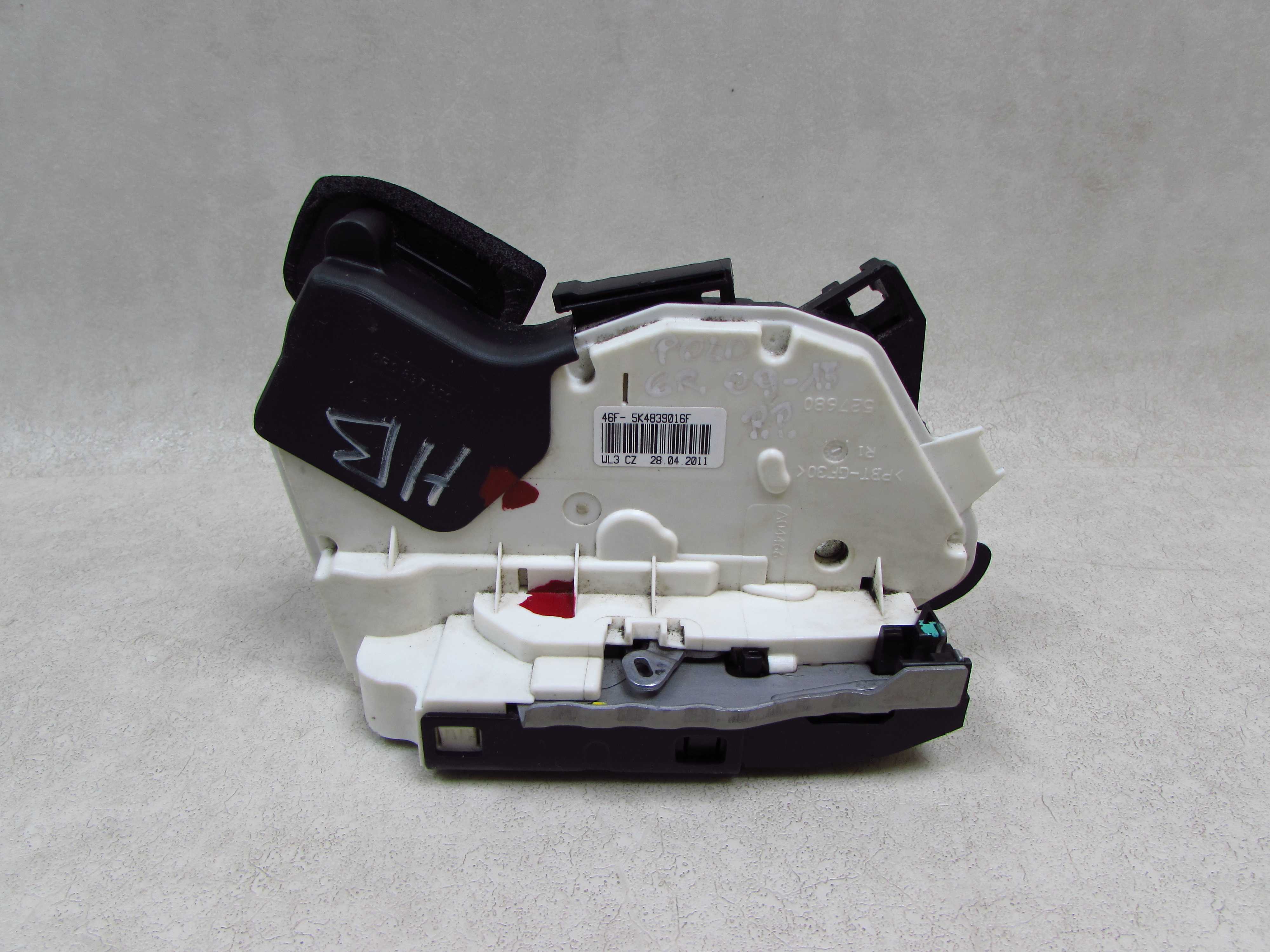 VW POLO 6R GOLF VI 09-17 ZAMEK DRZWI PRAWY TYL 7 PIN 5K4839016F