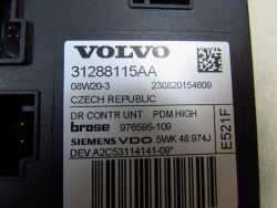 VOLVO C30 S40 V50 04-12 SILNICZEK MODUL SZYBY PRZOD PRAWY 31288115