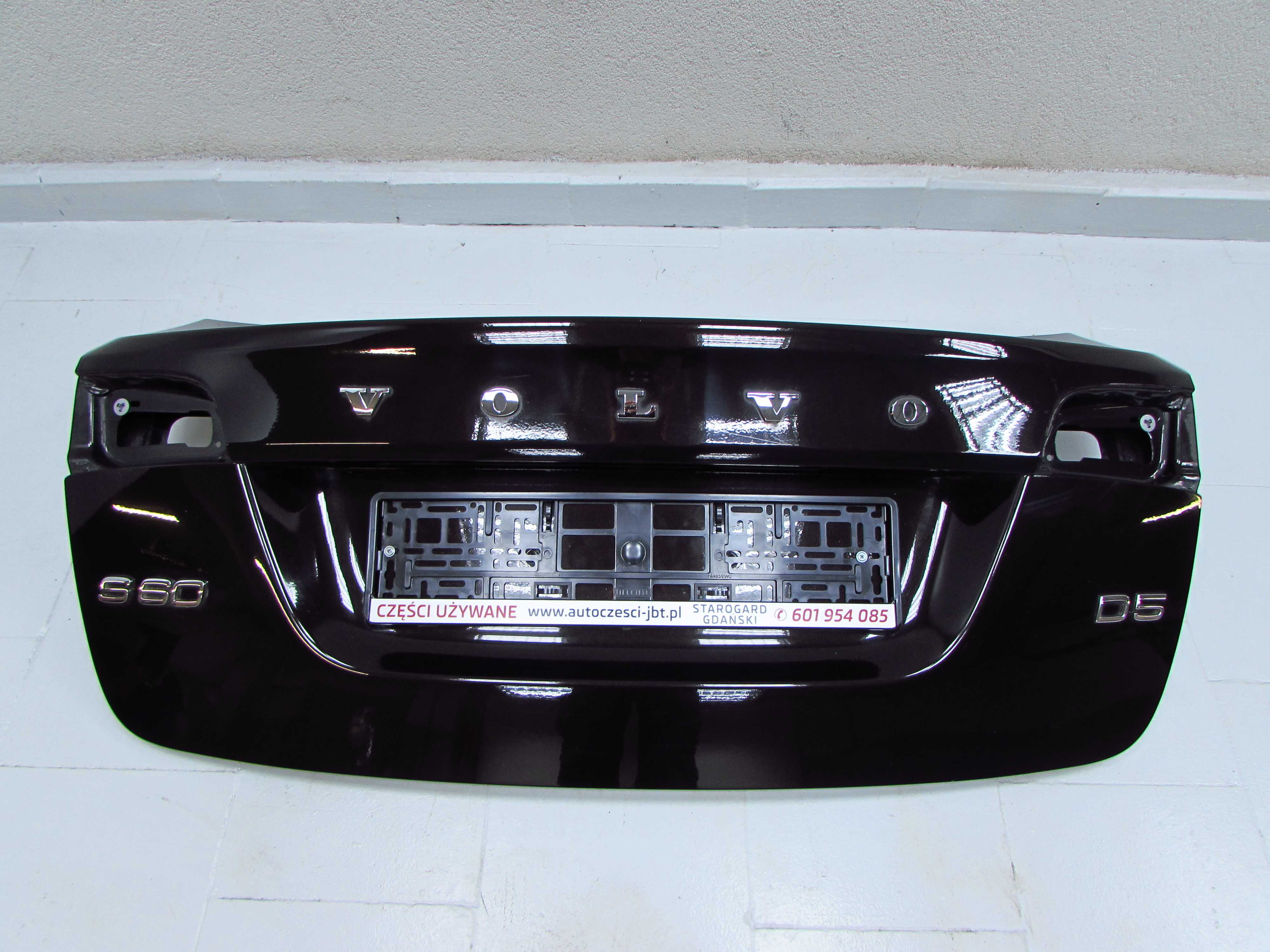 VOLVO S60 II 10-18 KLAPA BAGAZNIKA TYL 487 DO ZALOZENIA