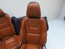 VOLVO S60 II 10-17 FOTELE SIEDZENIA KANAPA OPARCIE TAPICERKA SKORA BOCZKI