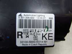 HONDA CIVIC VIII UFO LAMPA REFLEKTOR PRZOD PRAWY 33100-SMG-E014-M1 0301226602 UK 06-11
