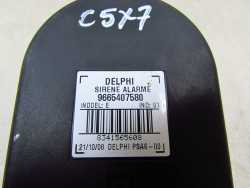 CITROEN C5 III X7 508 08-17 SYRENA ALARMU SYRENKA 9665407580