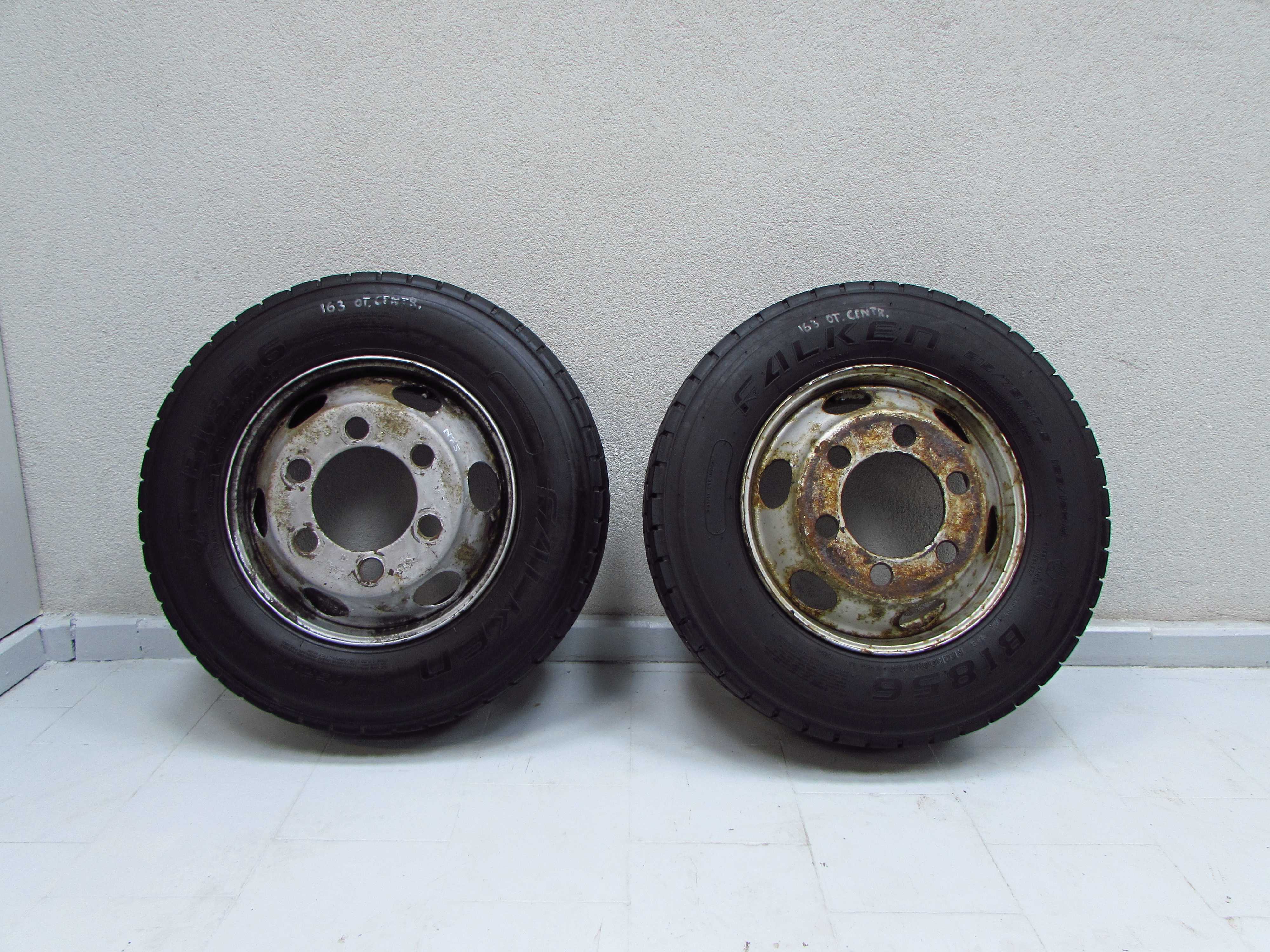 ISUZU NQR NKR NPS KOLA FELGI 17.5x6J 127-9TC FALKEN BI856 215/75R17.5 6x222