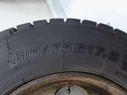 ISUZU NQR NKR NPS KOLA FELGI 17.5x6J 127-9TC SAILUN REGIONAL 215/75R17.5 6x222