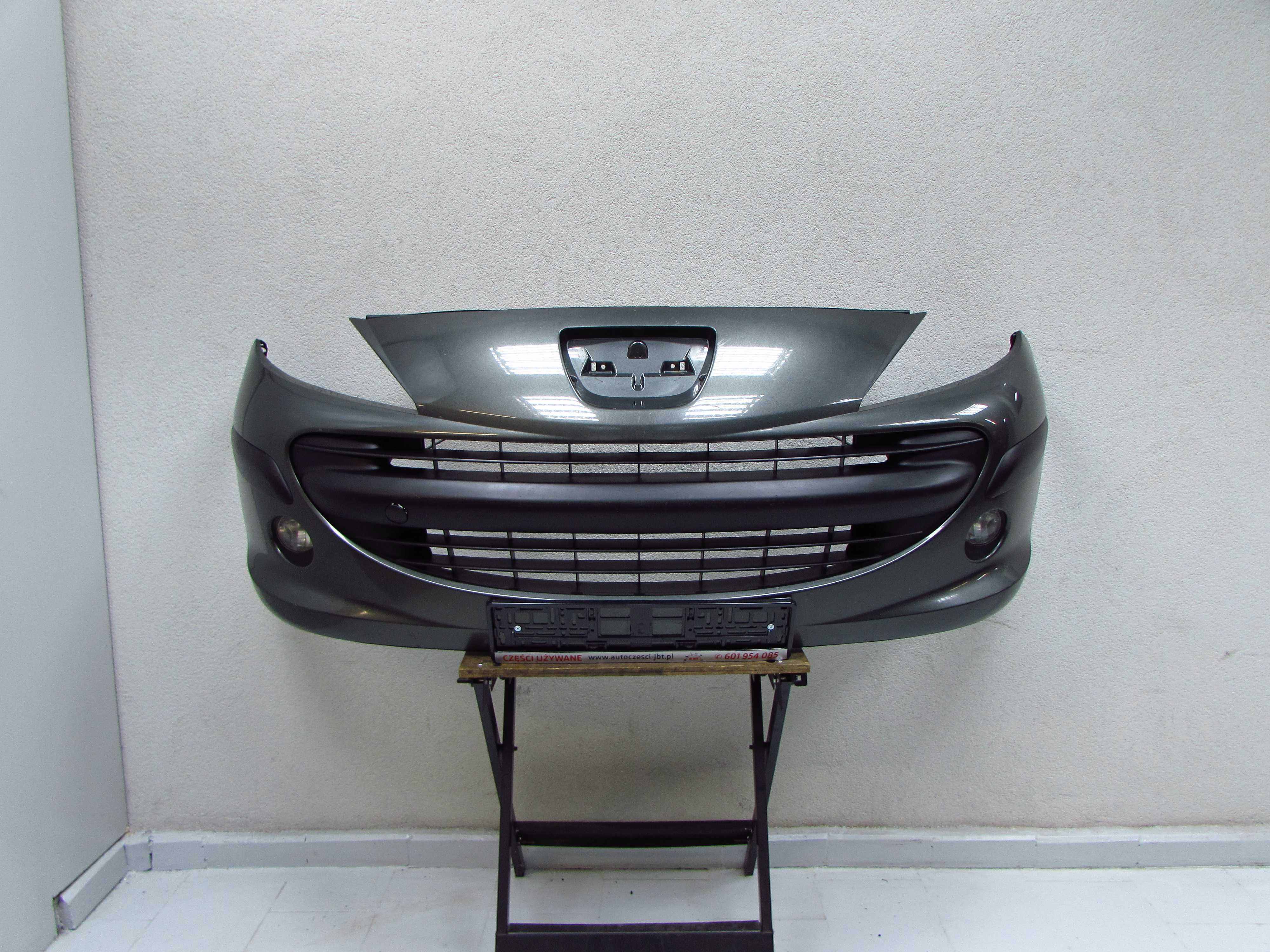 PEUGEOT 207 06-09 ZDERZAK PRZOD HALOGENY