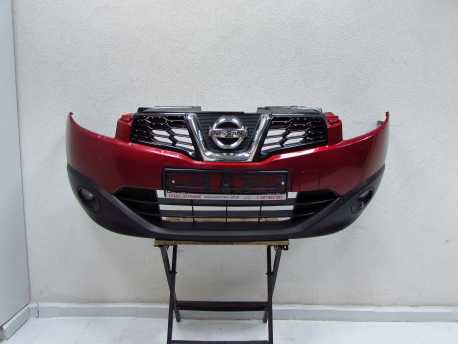 NISSAN QASHQAI J10 LIFT 10-13 ZDERZAK PRZOD HALOGENY KPL