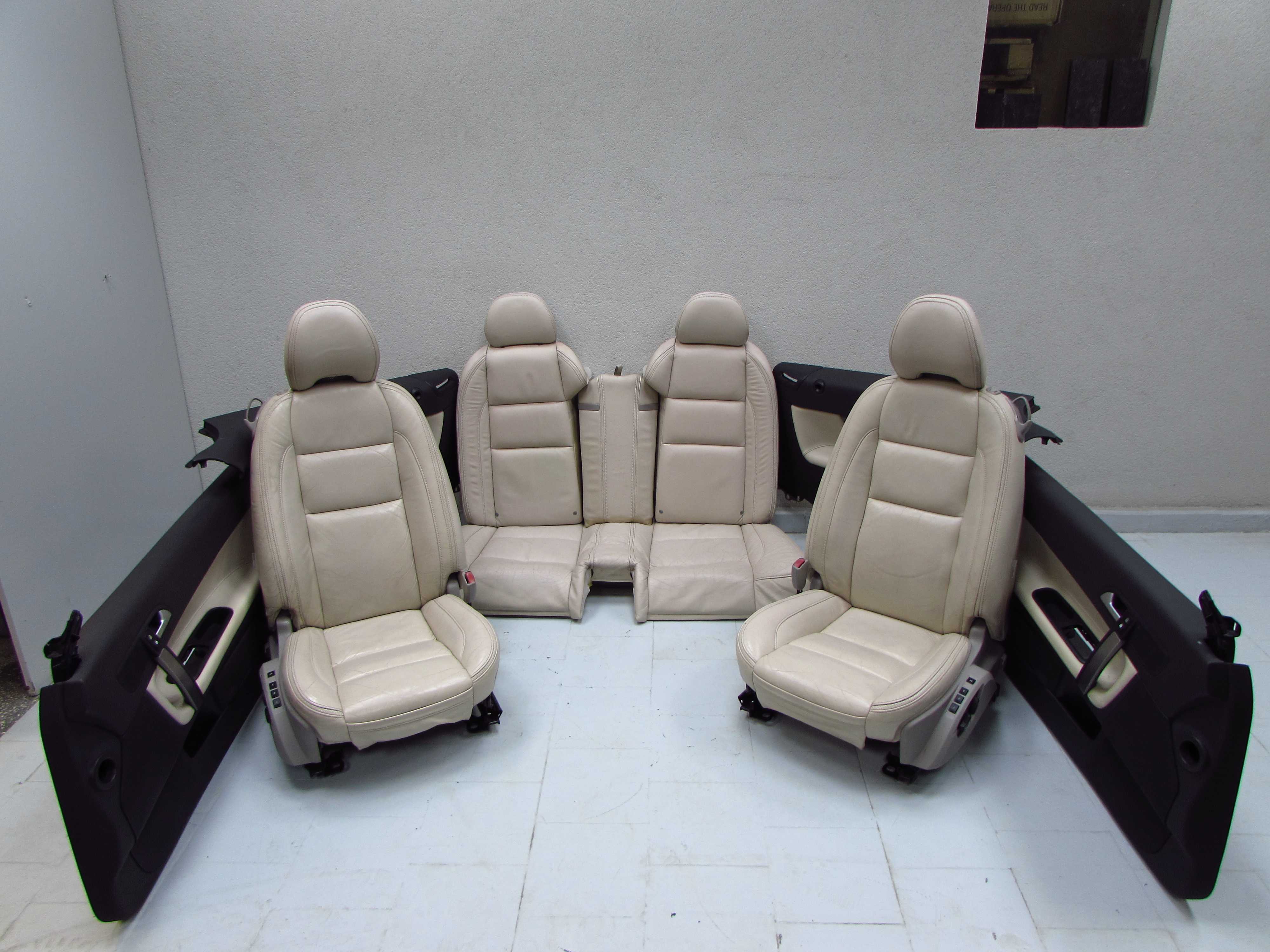 VOLVO C70 II CABRIO LIFT 06-13 FOTEL FOTELE SIEDZENIA SKORA KPL