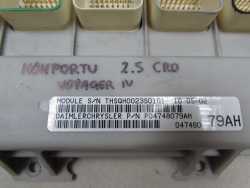CHRYSLER GRAND VOYAGER DODGE CARAVAN 2.5 CRD 00-07 STEROWNIK MODUL KOMFORTU 04748079AH