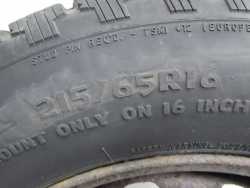 CHRYSLER GRAND VOYAGER IV 00-07 KOLO ZAPASOWE 5X114,3 215/65 16"