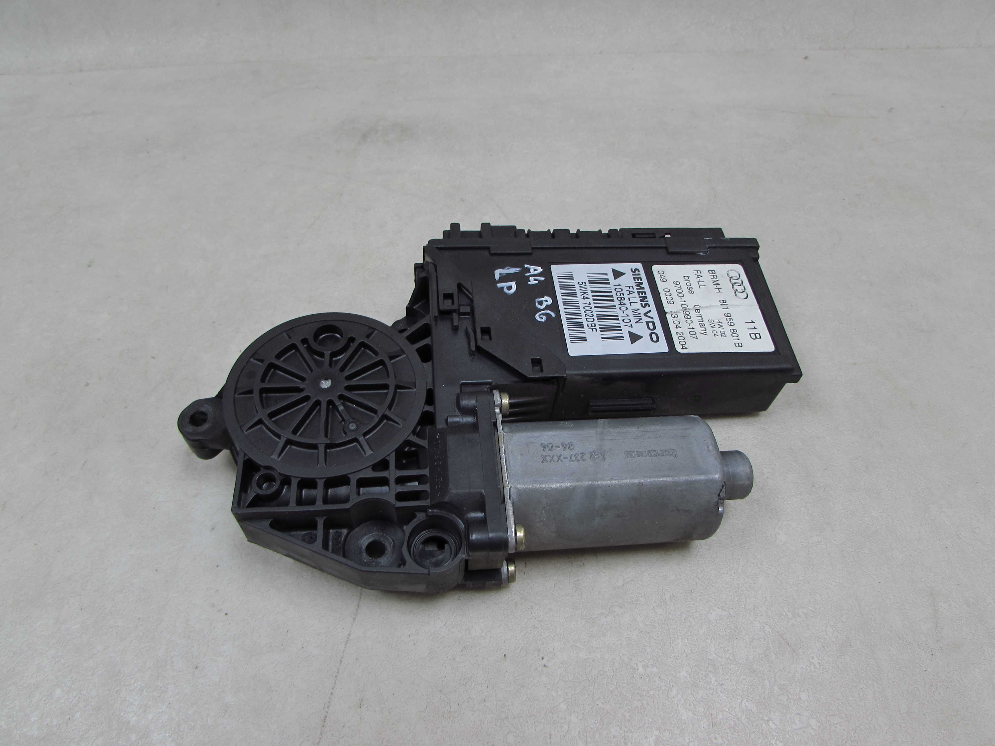 AUDI A4 B6 B7 01-10 SILNICZEK SILNIK MODUL SZYBY PRZOD LEWY 8E1959801B EUROPA