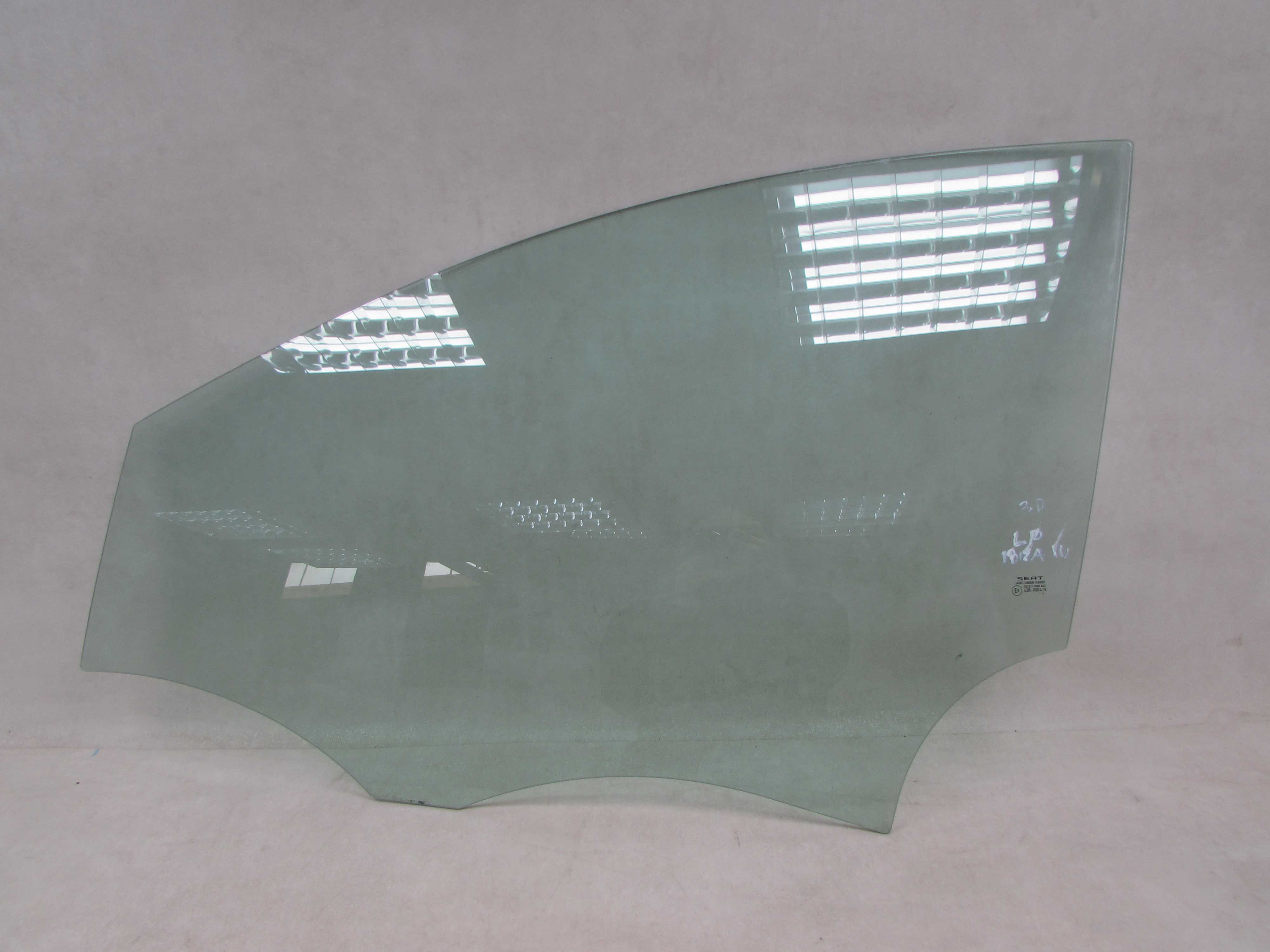 SEAT IBIZA IV 3D 08-17 SZYBA BOCZNA DRZWI PRZOD LEWY 11R