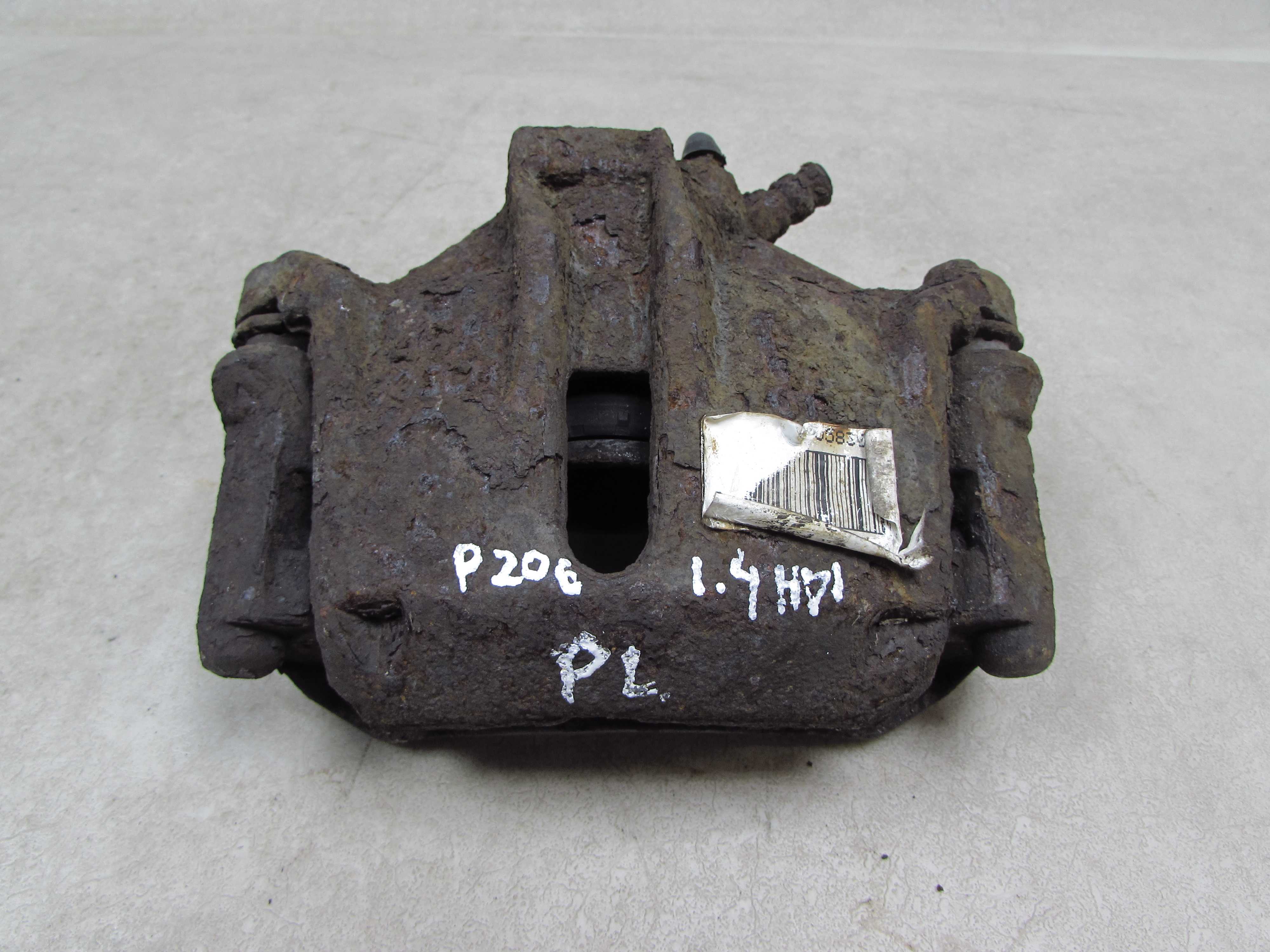 PEUGEOT 206 1.4 HDI 98-09 ZACISK HAMULCOWY PRZOD LEWY