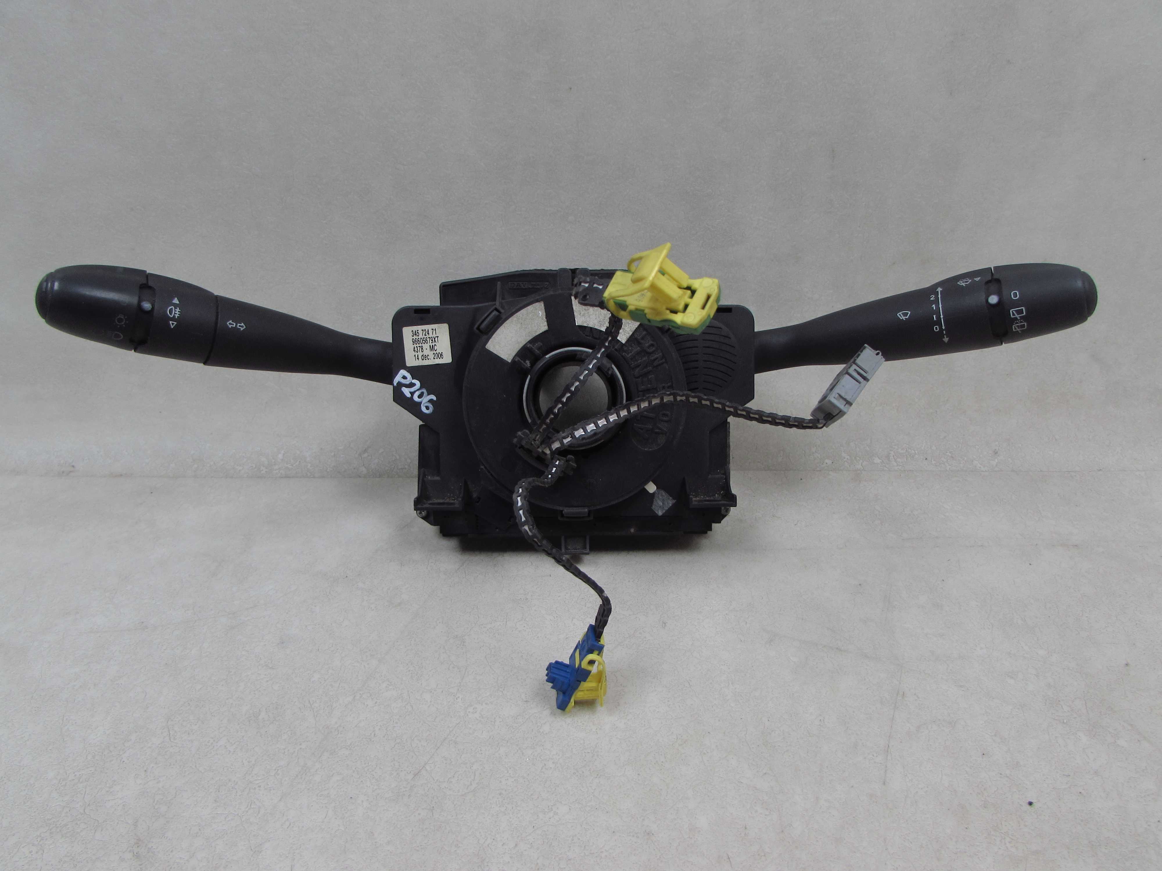 PEUGEOT 206 98-09 MANETKA PRZELACZNIK ZESPOLONY TASMA 96605679XT