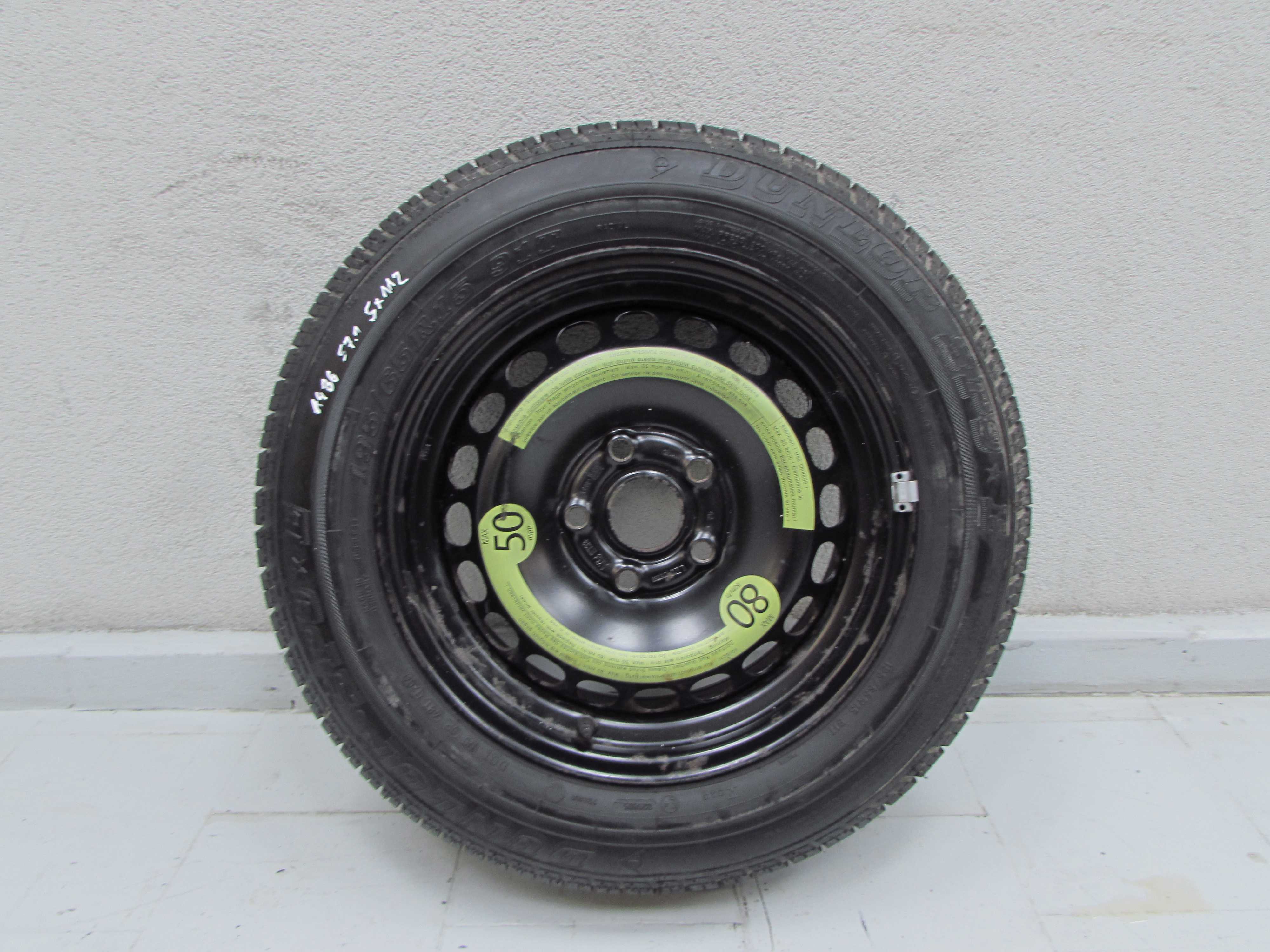 VW AUDI 5x112 15'' KOLO DOJAZDOWE ZAPAS 195/65/15 57,1