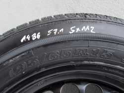 VW AUDI 5x112 18'' KOLO DOJAZDOWKA 195/65/15 57,1