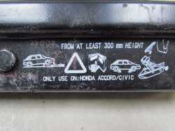 HONDA ACCORD VI 97-02 WKLAD KOLA LEWAREK PODNOSNIK