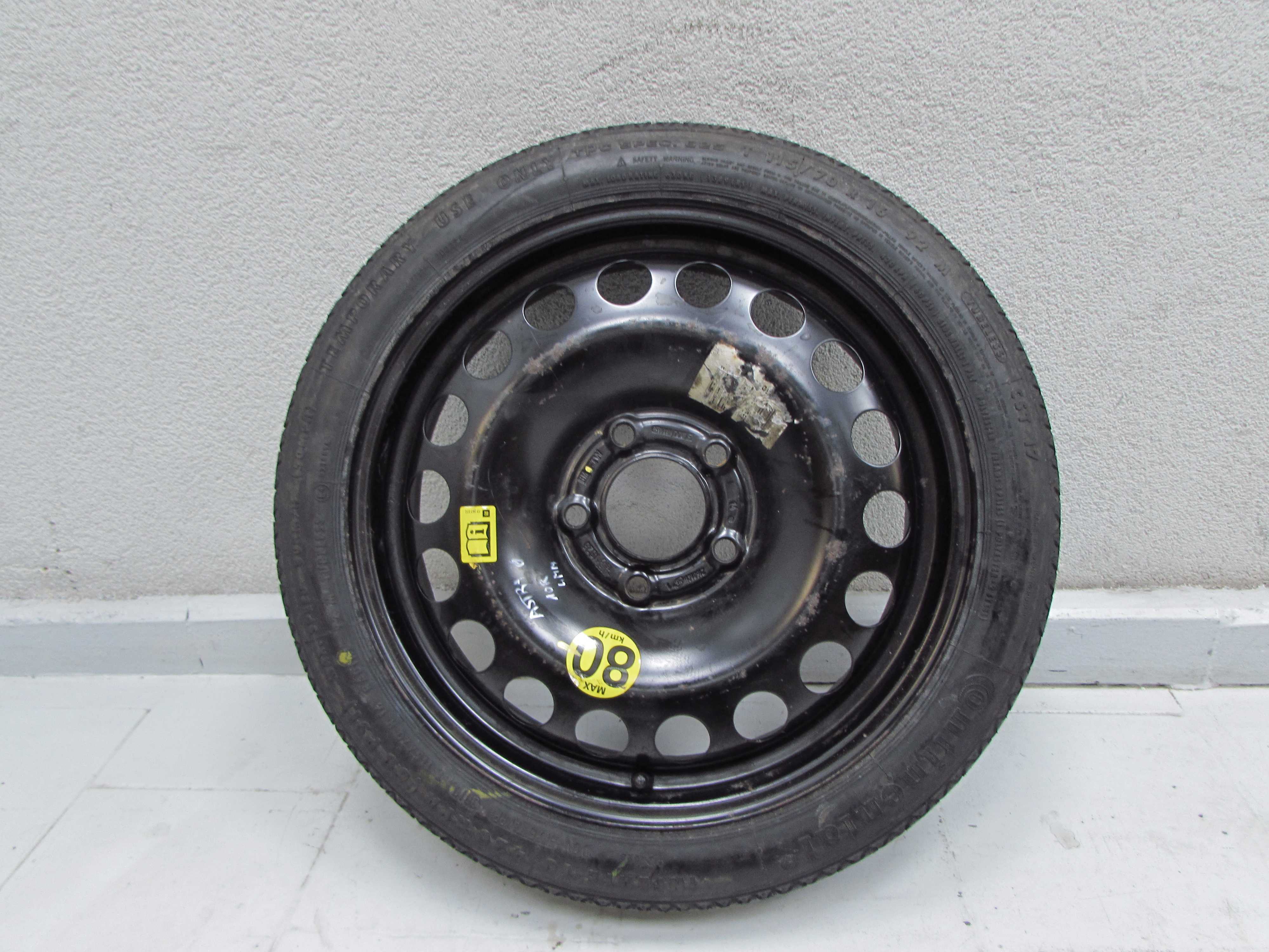 OPEL ASTRA IV J ZAFIRA C CHEVROLET KOLO DOJAZDOWE 2160141 DOJAZDOWKA 5X115 115/70R16