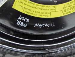VW TIGUAN 5N 5x112 18'' KOLO DOJAZDOWE DOJAZDOWKA 145/80R18 5N0601027A ET27.5