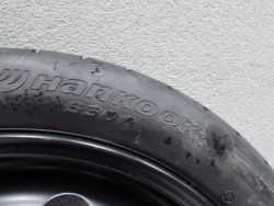 VW AUDI 5x112 16'' KOLO DOJAZDOWE ZAPAS 125/70R16 1K0601027F