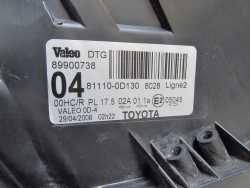 TOYOTA YARIS II LIFT 09-11 LAMPA PRZOD PRAWA REFLEKTOR 89900738 81110-0D130 UK