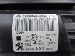 PEUGEOT 308 II T9 HB 13-17 LAMP AREFLEKTOR PRZOD LEWA 9800553280UK