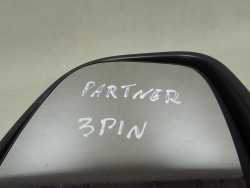 PEUGEOT PARTNER BERLINGO II LIFT III 11-18 LUSTERKO LEWE 3 PIN EUROPA