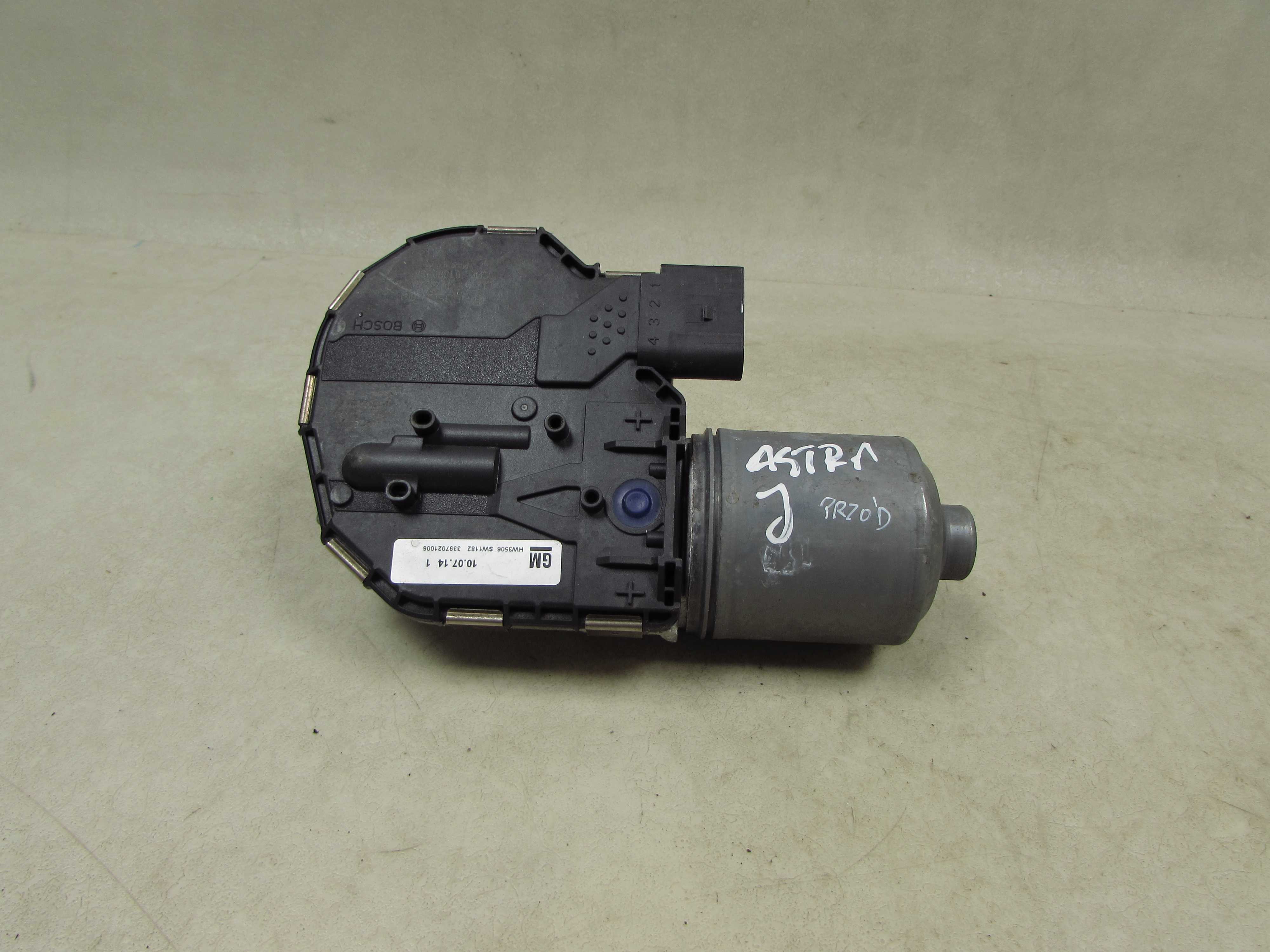 OPEL ASTRA IV J 09-15 SILNIK WYCIERACZEK PRZOD 1397220624