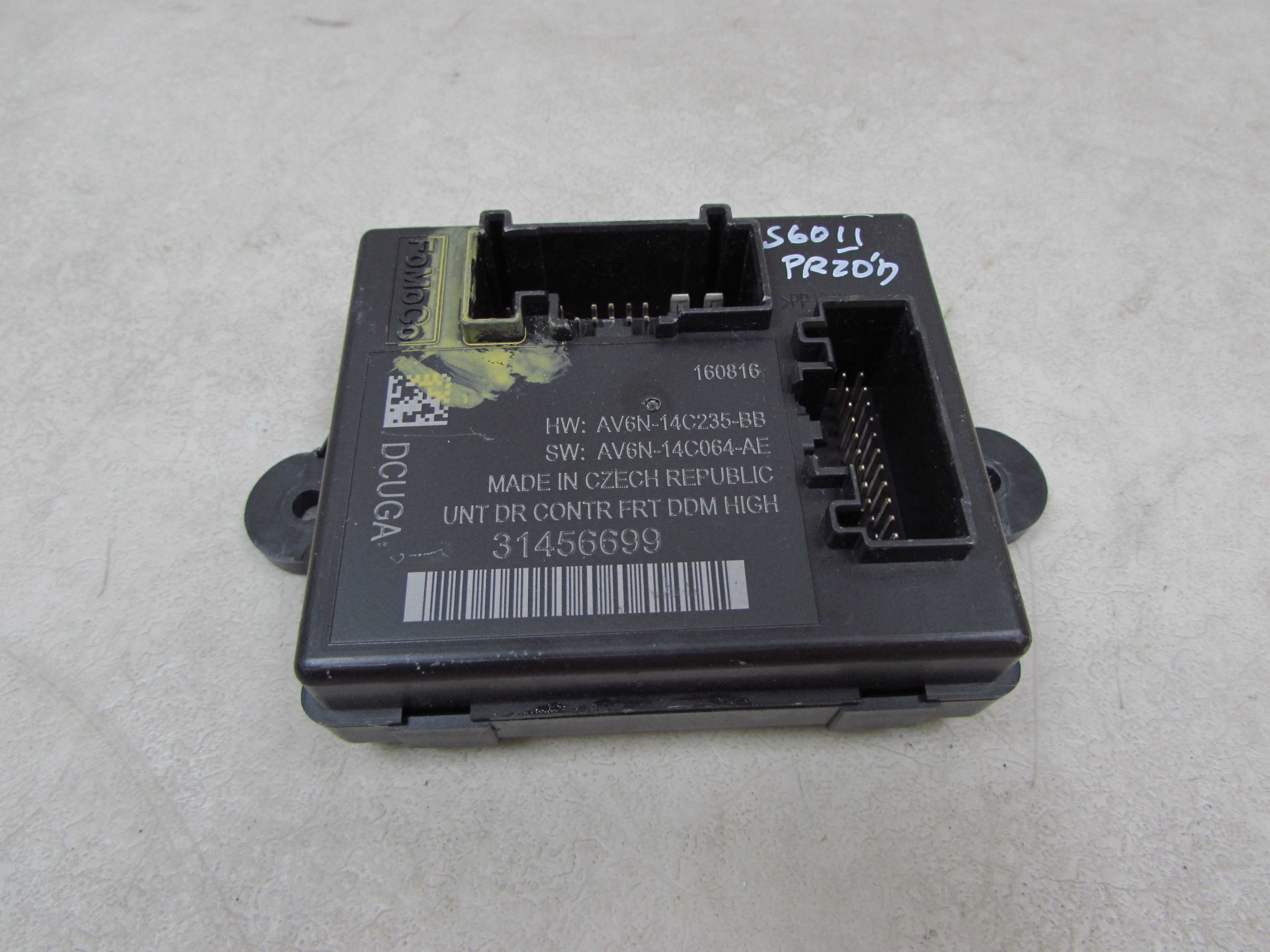 VOLVO S60 II V60 XC 10- MODUL STEROWNIK DRZWI PRZOD 31456699