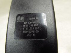OPEL ASTRA J IV 09-15 KLAMRA ZAPINKA PASA TYL PRAWA 13251483