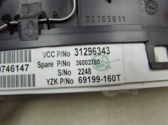 VOLVO XC90 2.4 D5 LIFT AUTOMAT 06-14 LICZNIK ZEGAR 31296343