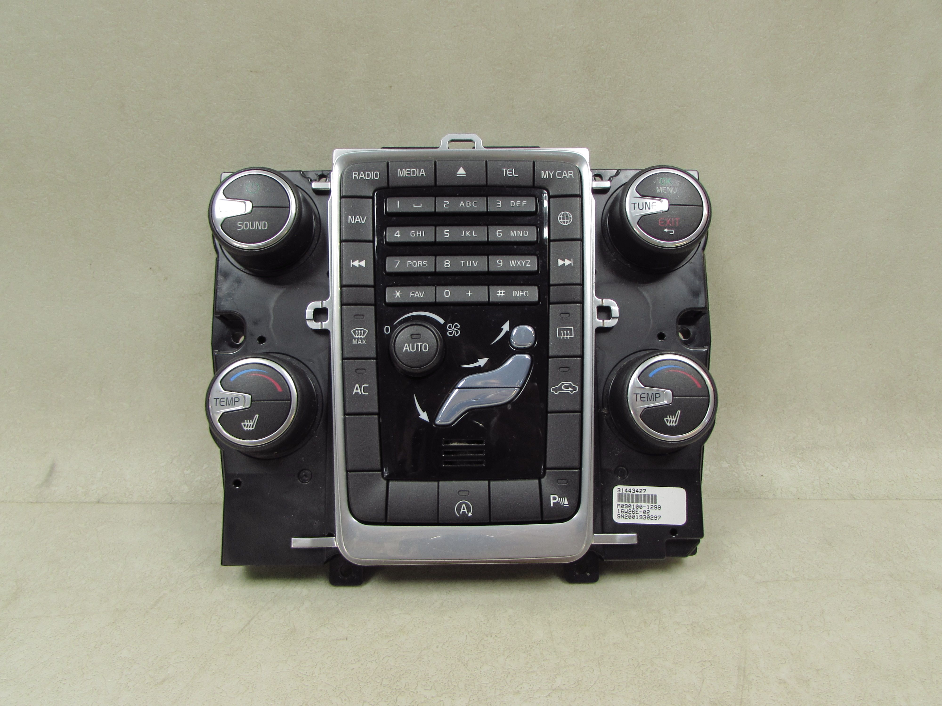 VOLVO S60 II V60 10-18 PANEL KLIMATYZACJI RADIA 31443427