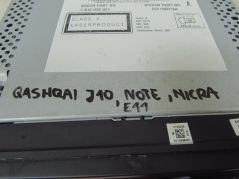 NISSAN NOTE E11 QASHQAI J10 RADIO RADIOODTWARZACZ AUX CD NAVI NAWIGACJA 7612830021 25915BH10A