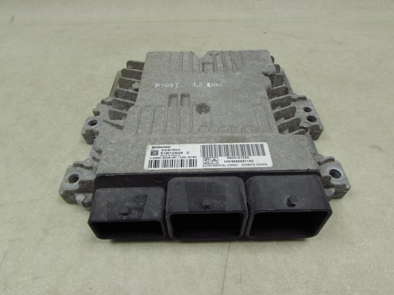 PEUGEOT 308 II T9 1.6 HDI EHDI 13-17 KOMPUTER STEROWNIK SILNIKA 9804127280 9666681180