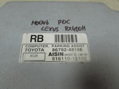 LEXUS RX400H HYBRYDA 03-08 MODUL STEROWNIK PARKOWANIA PDC 86792-48160