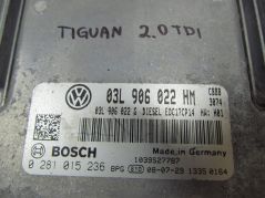VW AUDI SEAT SKODA 2.0 TDI KOMPUTER STEROWNIK SILNIKA 03L906022HM 0281015236