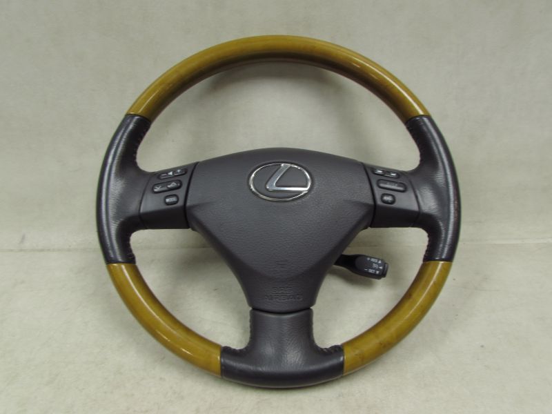 LEXUS RX400H 03-09 KIEROWNICA SKORA DREWNO PODUSZKA AIRBAG