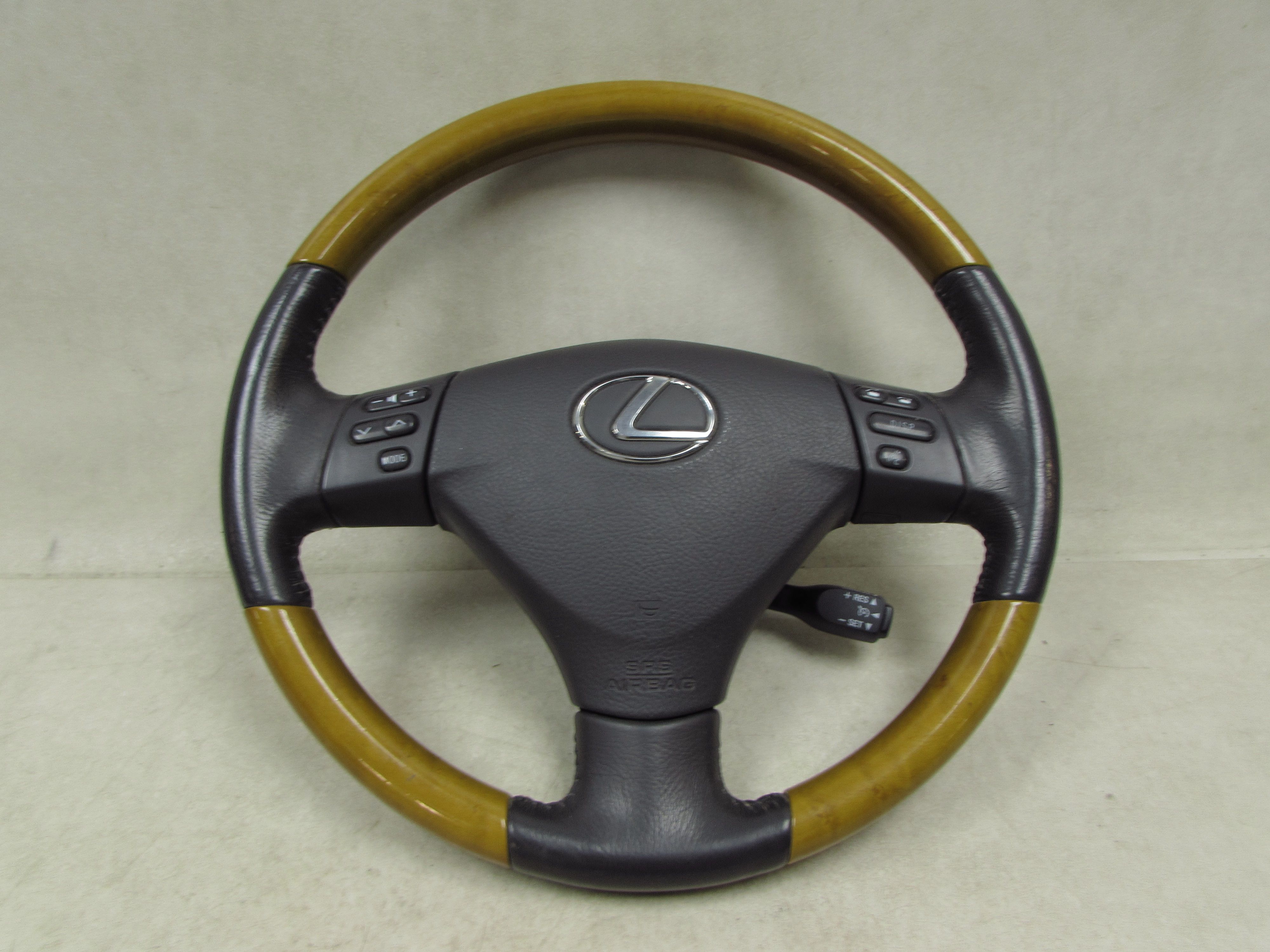 LEXUS RX400H 03-09 KIEROWNICA SKORA DREWNO PODUSZKA AIRBAG