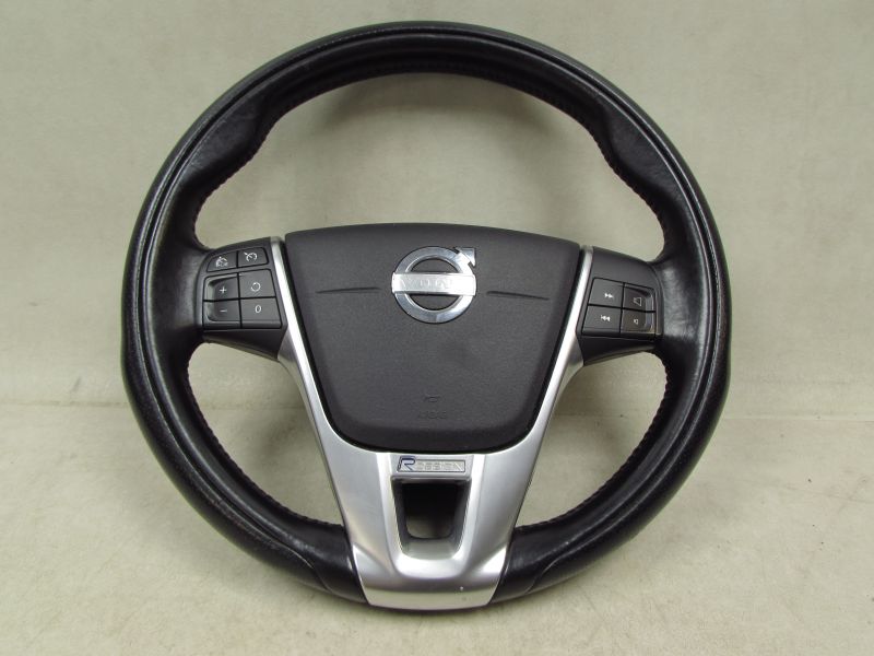 VOLVO S60 II V60 R-DESIGN 10-17 KIEROWNICA MULTIFUNKCJA SKORA PODUSZKA AIRBAG