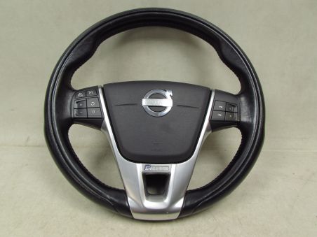 VOLVO S60 II V60 R-DESIGN 10-17 KIEROWNICA MULTIFUNKCJA SKORA PODUSZKA AIRBAG